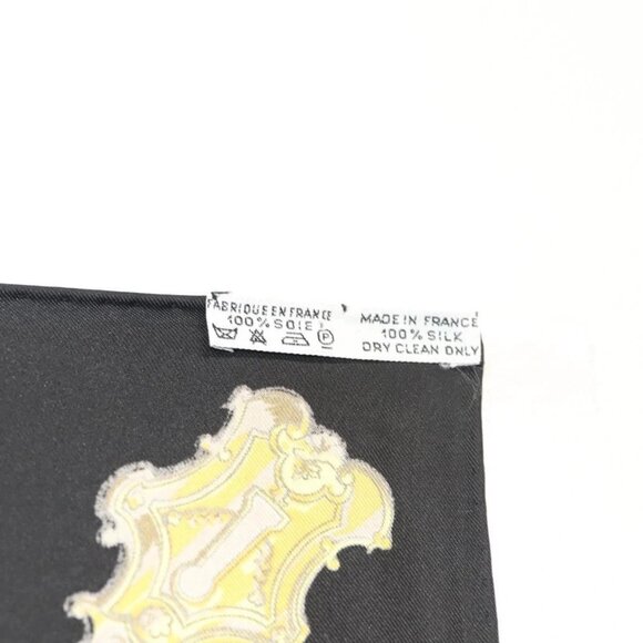 HERMES Carre 90 Scarf ""LES CLES THE KEYS RARE"" Silk White Auth - Picture 14 of 16